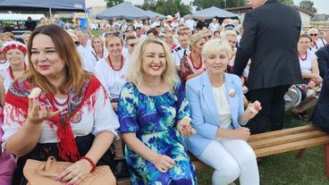 Gmina Ostrówek była gospodarzem niedzielnych Dożynek Powiatu Wieluńskiego